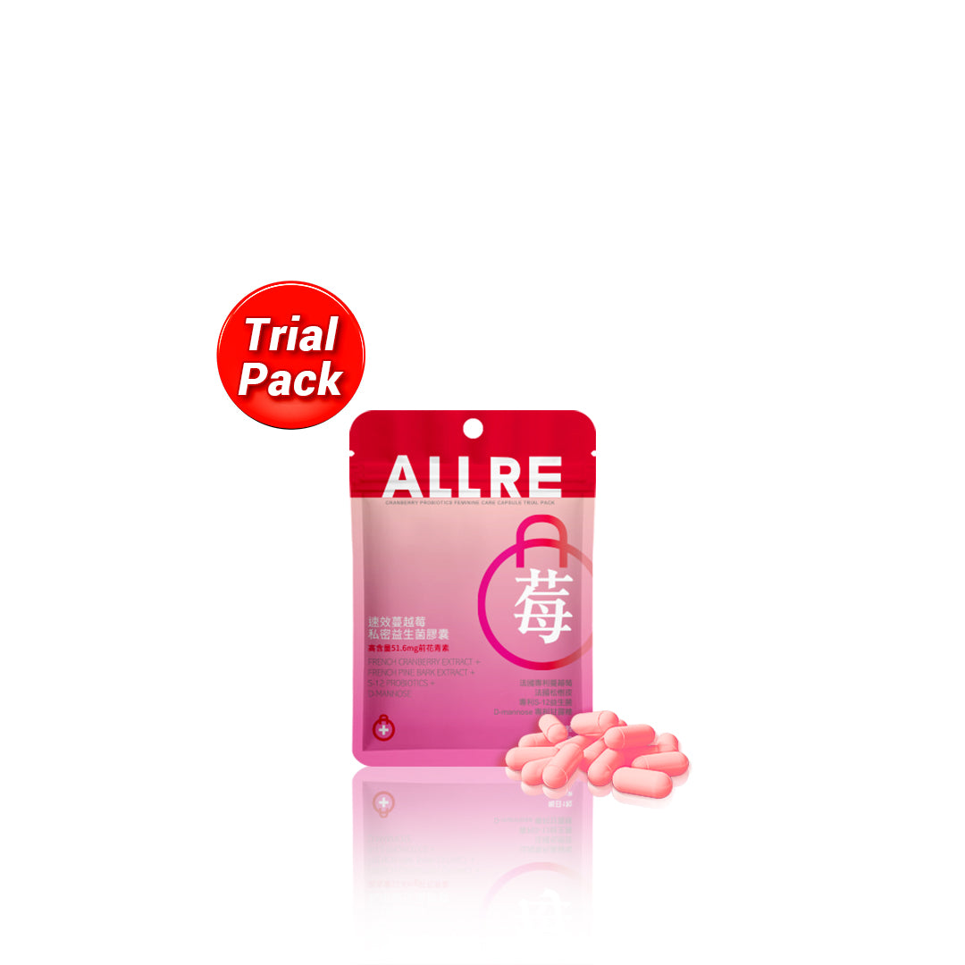 ALLRE Cranberry Probiotics Feminine Care Capsule-7 hari pek percubaan