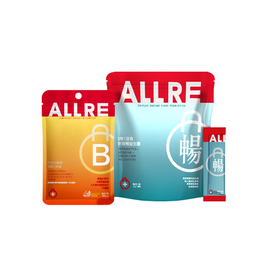 ALLRE Jumpstart Energy B-Complex + Probiotik Gentian Enzim Triplex