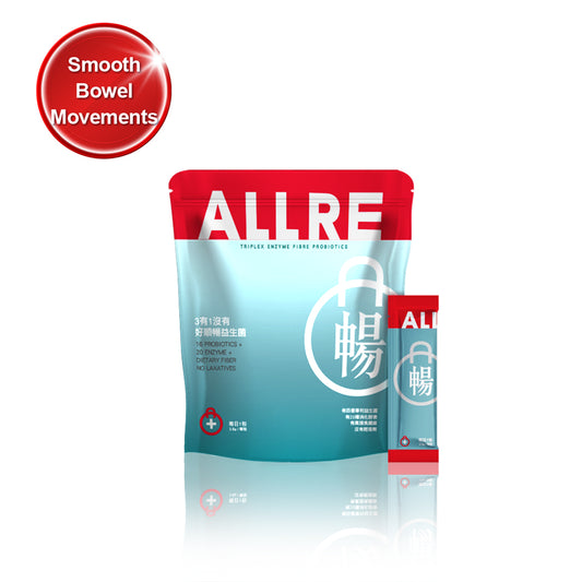 ALLRE Triplex Enzyme Fiber Probiotics (2.5g/pek batang; 30 pek batang/beg)