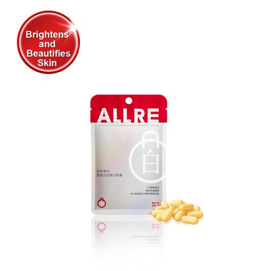 ALLRE Japanese Glutathione radiant glow Beauty Capsule (30 kapsul/beg)