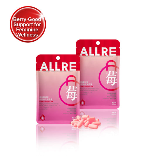 ALLRE Cranberry Probiotics Kapsul Penjagaan Wanita (30 kapsul/beg) x2
