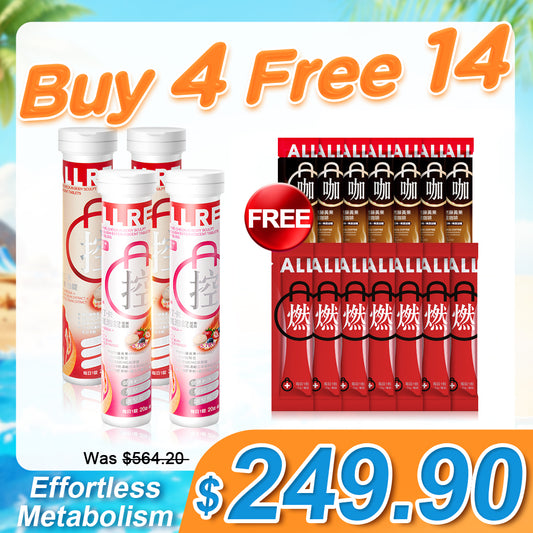 ALLRE Waktu Makan Daftar Masuk Body Sculpt Metabolism Effervescent Tablets-Berry Bliss (20 tablet/tin) 1 tin
