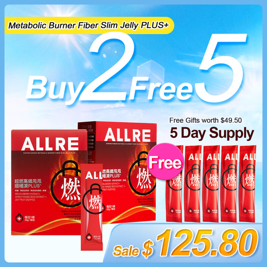 ALLRE Supercharged Metabolic Burner Fiber Slim Jelly PLUS+ (20g/stick;12sticks/box) 2 kotak