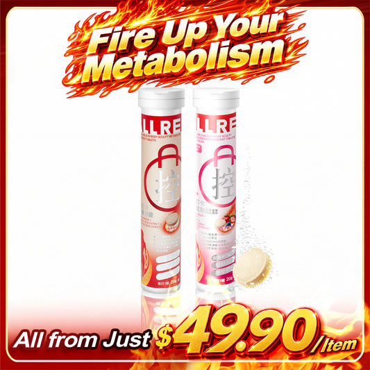 ALLRE MealTime Check-in Body Sculpt Metabolism Effervescent Tablets | All from Just $49.90/Item